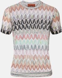 Missoni - Zigzag Lame T-Shirt - Lyst