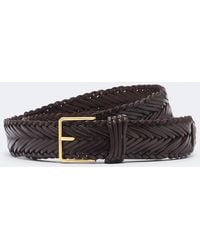 The Row - Fisherman Woven Leather Belt - Lyst