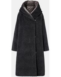 Max Mara - Daunenmantel Orion Aus Alpakawolle Und Wolle - Lyst