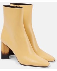 Chloé - Georgia Leather Ankle Boots - Lyst