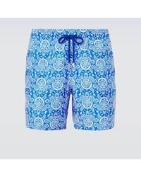 Vilebrequin - Bedruckte Badeshorts Mahina - Lyst