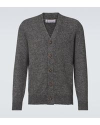 Brunello Cucinelli - Cardigan De Mezcla De Algodon Y Alpaca - Lyst