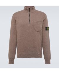 Stone Island - Pull Compass en coton et lin - Lyst