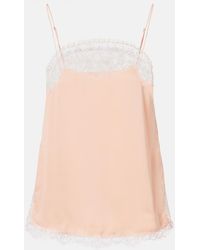 Faithfull the Brand - Hanna Lace-Trimmed Satin Camisole - Lyst