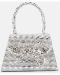 Self-Portrait - Sac The Bow Micro a ornements - Lyst