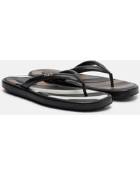 Tod's - Leather Thong Sandals - Lyst