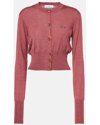 Vivienne Westwood - Cropped-Cardigan Bea Aus Wolle Und Seide - Lyst