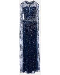 Jenny Packham - Verziertes Lux Abendkleid - Lyst