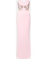 Rebecca Vallance - Jenna Embellished Crepe Gown - Lyst