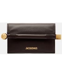 Jacquemus - Clutch La Pochette Rond Carre Small Aus Leder - Lyst
