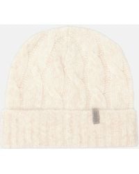 Brunello Cucinelli - Cable-Knit Mohair Beanie - Lyst