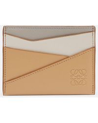 Loewe - Puzzle Leather Cardholder - Lyst