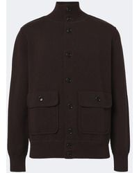Allude - Knitted Wool And Cashmere Cardigan - Lyst