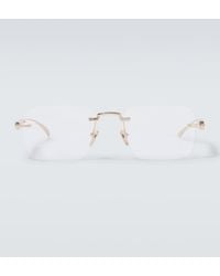 Gucci - Bamboo Round Glasses - Lyst