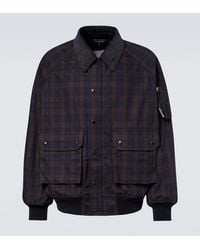 Comme des Garçons - Checked Cotton Blouson - Lyst