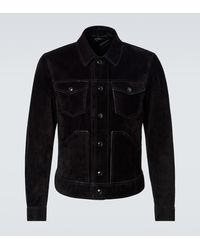 Tom Ford - Suede Field Jacket - Lyst