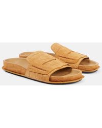 Jacquemus - Mocassin Suede Slides - Lyst