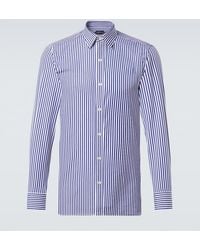 Tom Ford - Bengal Stripe Cotton Poplin Shirt - Lyst
