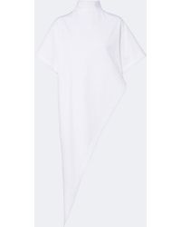 Alaïa - Asymmetric Cotton Jersey T-Shirt - Lyst