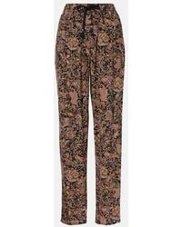 Isabel Marant - Zahera Printed Straight Pants - Lyst