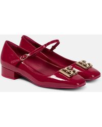 Dolce & Gabbana - Dg Patent Leather Mary Jane Pumps - Lyst