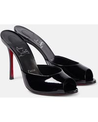 Christian Louboutin - Me Dolly 100 Patent Sandal - Lyst