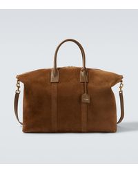 Saint Laurent - Weekender Aus Veloursleder - Lyst