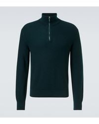 ZEGNA - Cashmere Half-Zip Sweater - Lyst
