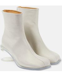 MM6 by Maison Martin Margiela - Anatomic Ankle Boots - Lyst