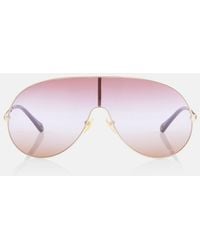 Chloé - Aly Shield Sunglasses - Lyst
