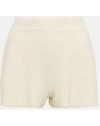 Loro Piana - Silk Boucle Shorts - Lyst