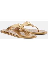 Versace - Alia Medusa Thong Sandals - Lyst