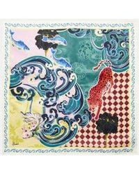 ALÉMAIS - Rochester Printed Silk Scarf - Lyst