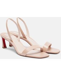 Christian Louboutin - O Condora 55 Leather Slingback Sandal - Lyst