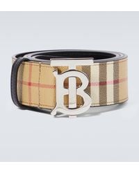 Burberry - Tb Monogram Reversible Belt - Lyst