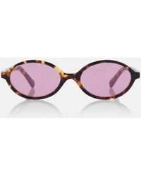 Miu Miu - Miu Regard Round Sunglasses - Lyst