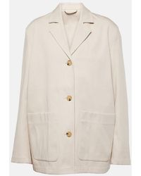 TOTEME - Cotton Blazer - Lyst