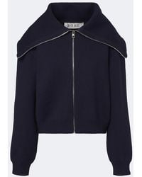 Rohe - Wool Zip-Up Cardigan - Lyst