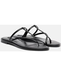 A.Emery - Cyrus Leather Thong Sandals - Lyst