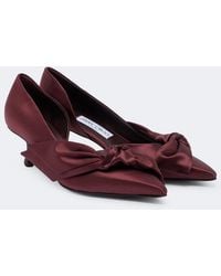 Jimmy Choo - Issy Bow-Detail Satin Pumps - Lyst