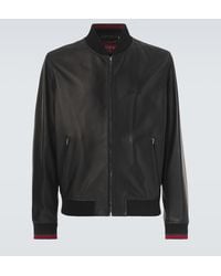 Gucci - Nappa Leather Bomber Jacket - Lyst
