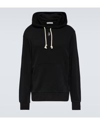JW Anderson - Cotton And Silk Hoodie - Lyst