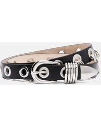 DEHANCHE - Revenge Ring-Detail Leather Belt - Lyst