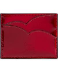 Christian Louboutin - Hot Chick Patent Leather Card Holder - Lyst