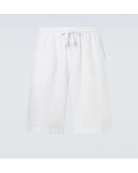 Fedeli - Vico Linen Bermuda Shorts - Lyst