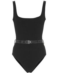 Off-White c/o Virgil Abloh Costume Intero Con Cintura - Nero