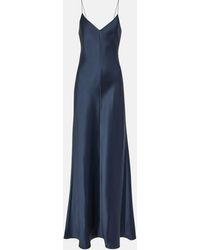 The Row - Guinevere Silk Satin Slip Dress - Lyst