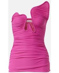 Christopher Esber - Top Fruncido Asimetrico Salacia - Lyst