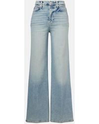 7 For All Mankind - Low-Rise Flared Jeans Jo - Lyst