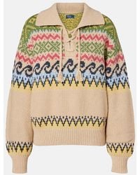 Polo Ralph Lauren - Cotton, Wool, And Alpaca-Blend Sweater - Lyst